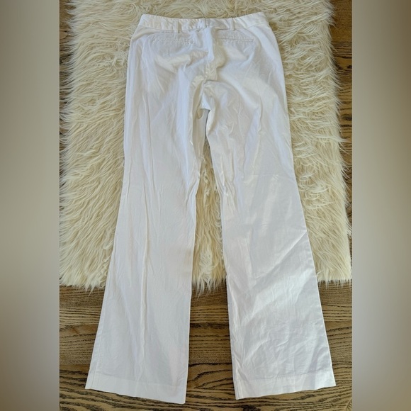 Michael Kors White Gramercy Fit Pants Women’s Size‎ 8 - Picture 8 of 9